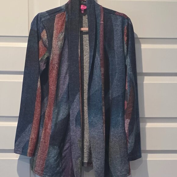 NWT: Claire Dejardins Open Front Art Deco Sweater Size M - Picture 3 of 3